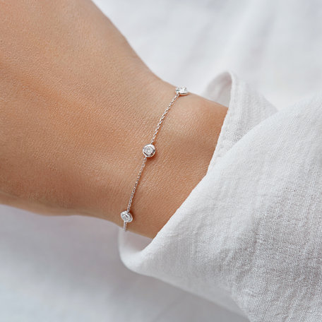Náramek s diamanty Sparkling Dots