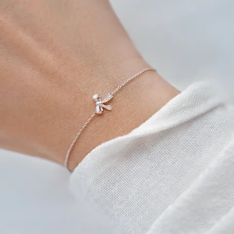 Náramek s diamanty Shiny Bow