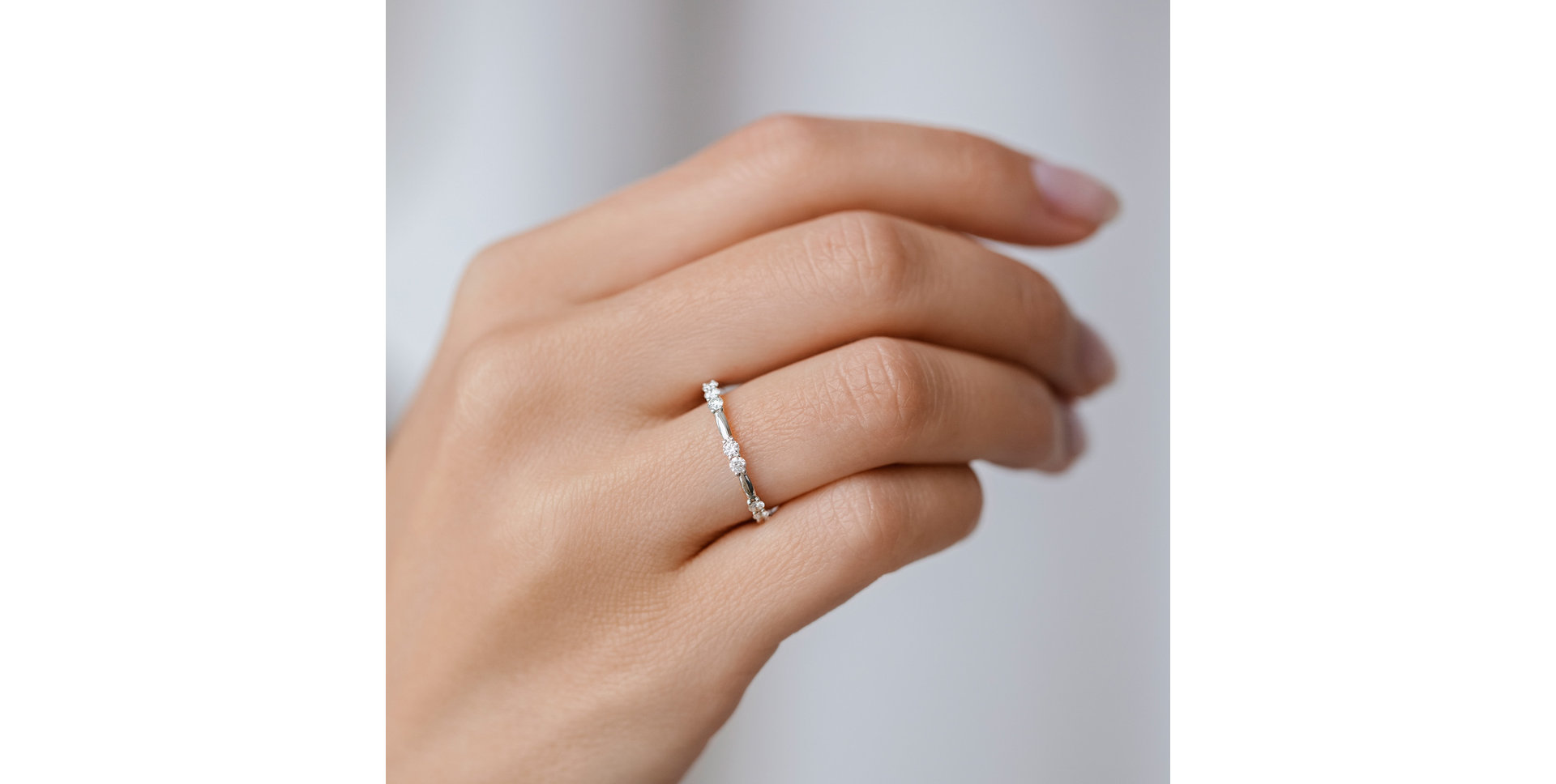 Prsten s diamanty Triple Galaxy