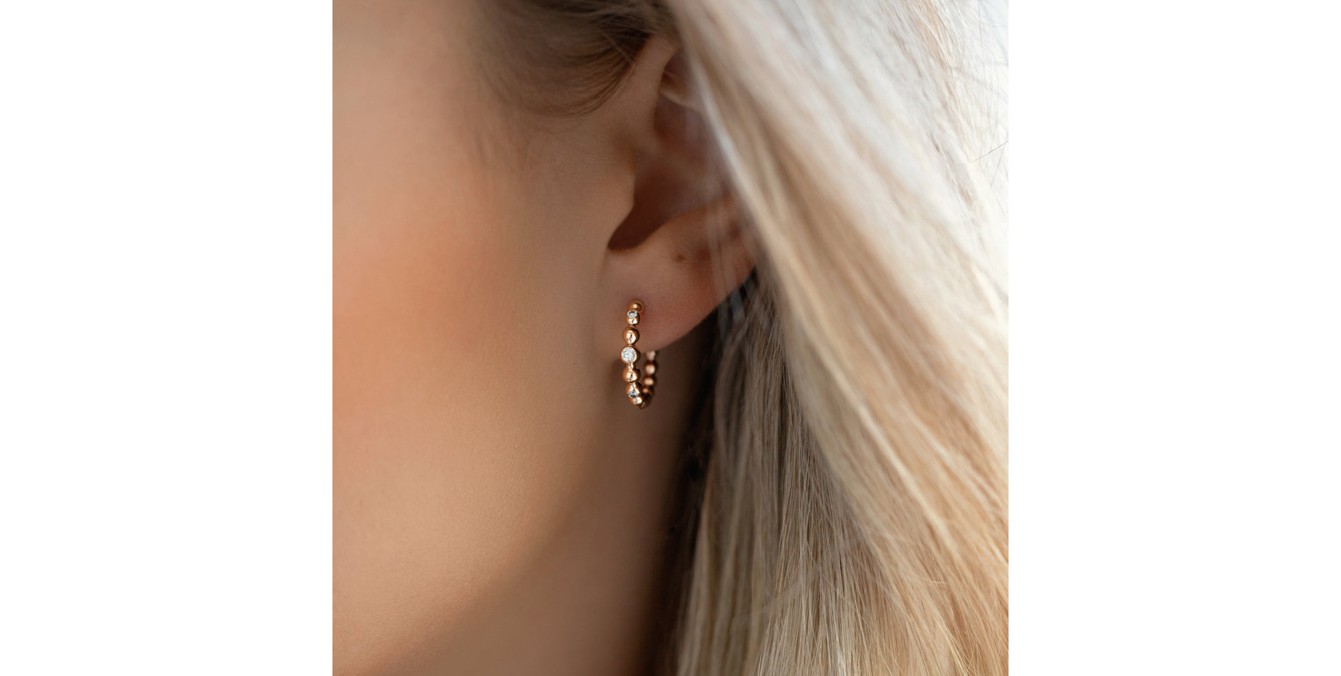 Náušnice s diamanty Shiny Dots