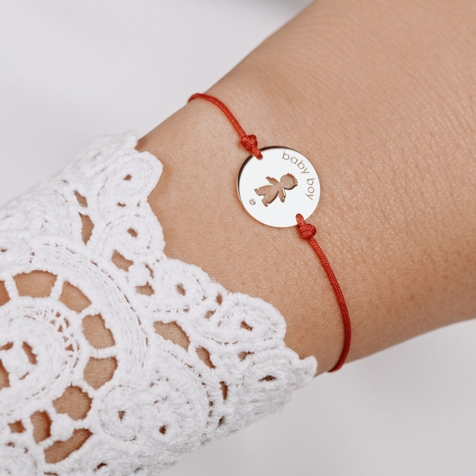 Náramek s diamantem Baby Boy