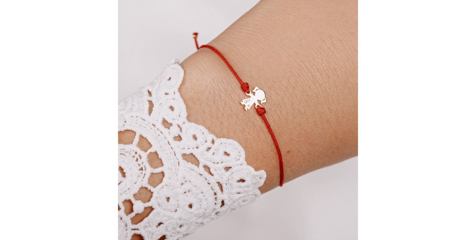 Náramek s diamantem Little Girl