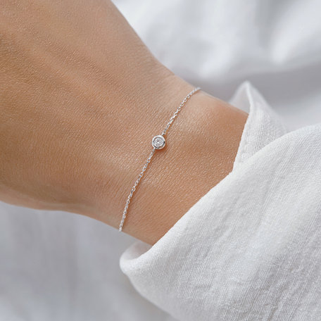 Náramek s diamantem Sparkling Dots