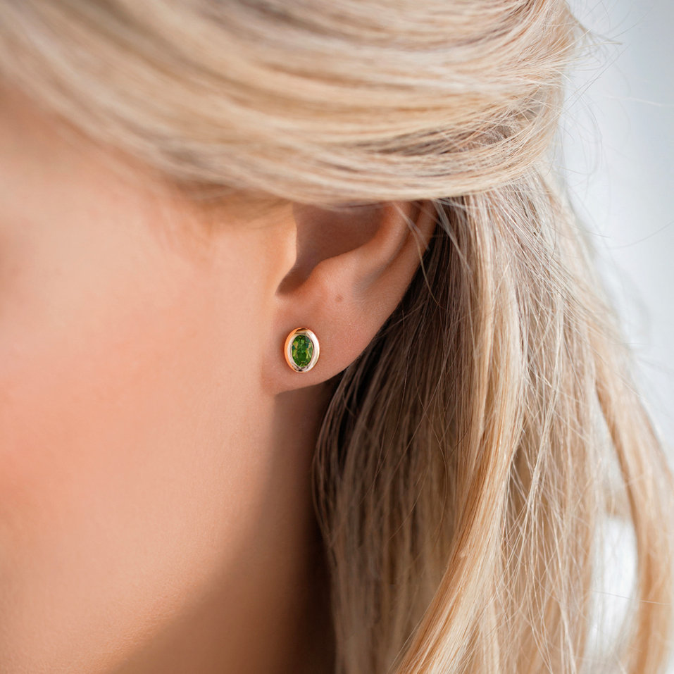 Náušnice s topazem sky Sweet Candy