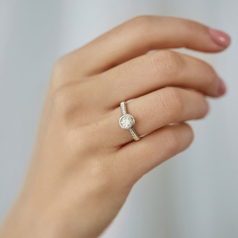 Prsten s diamanty Space Love