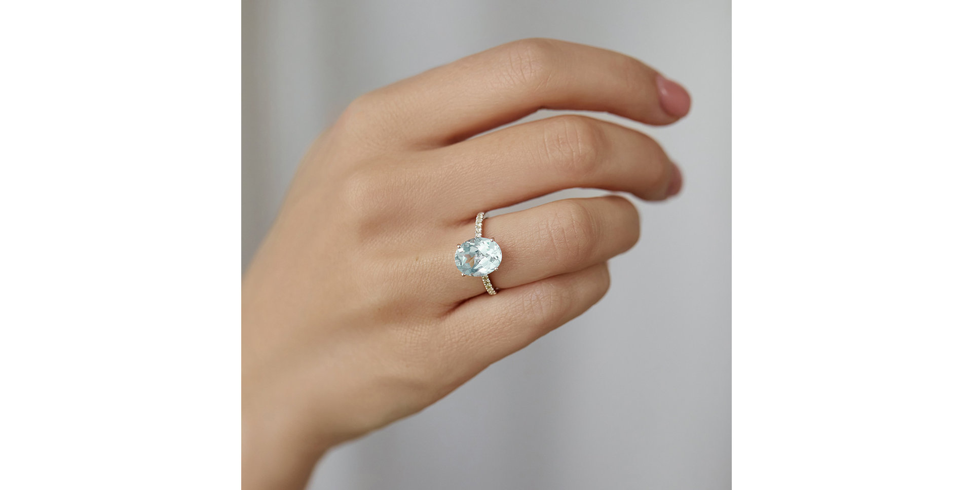 Prsten s diamanty a ametystem green Playful Glamour