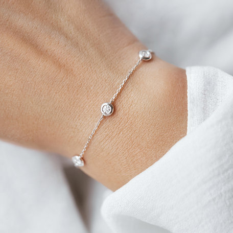 Náramek s diamanty Sparkling Dots