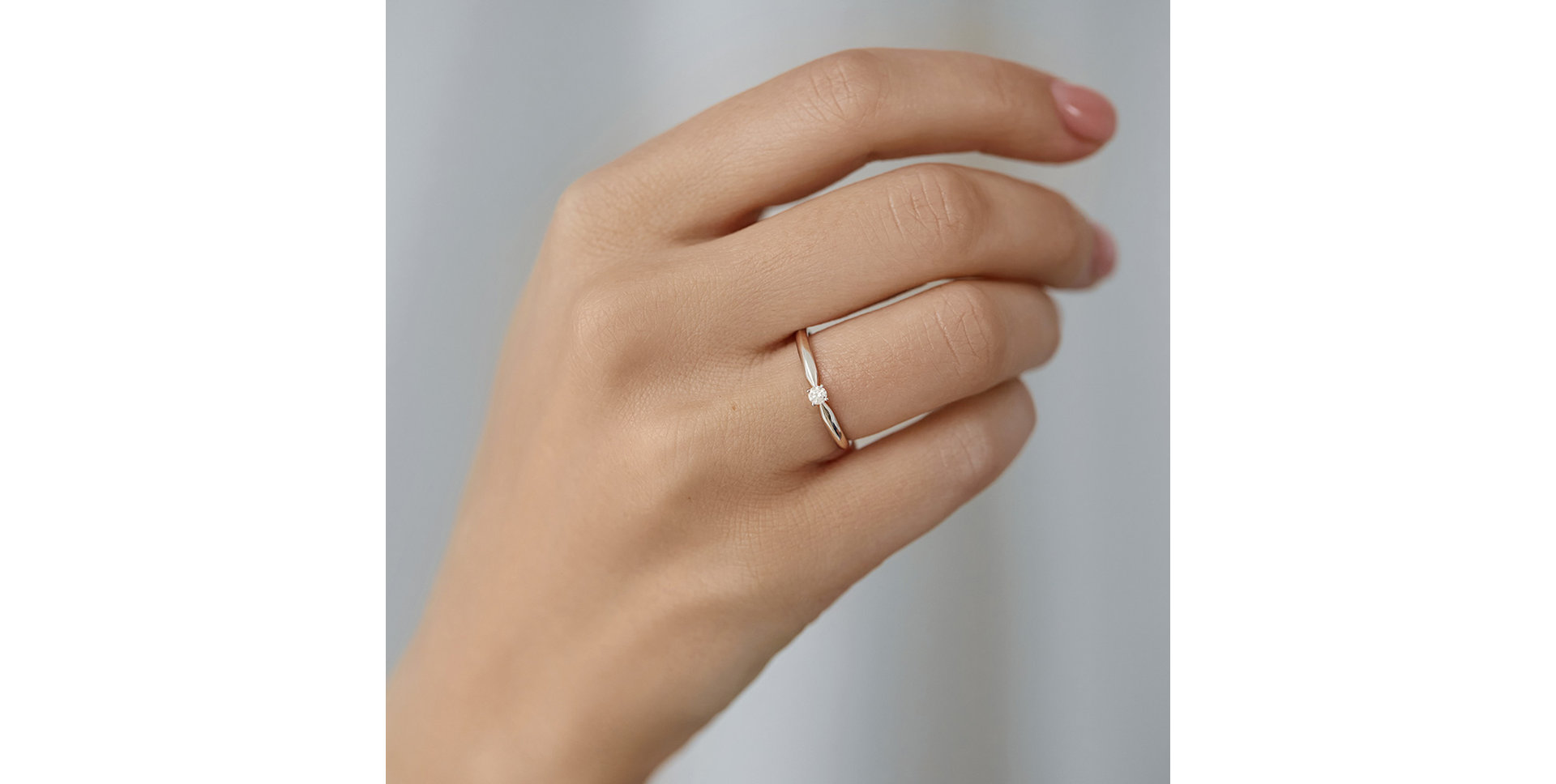 Prsten s diamantem One Love