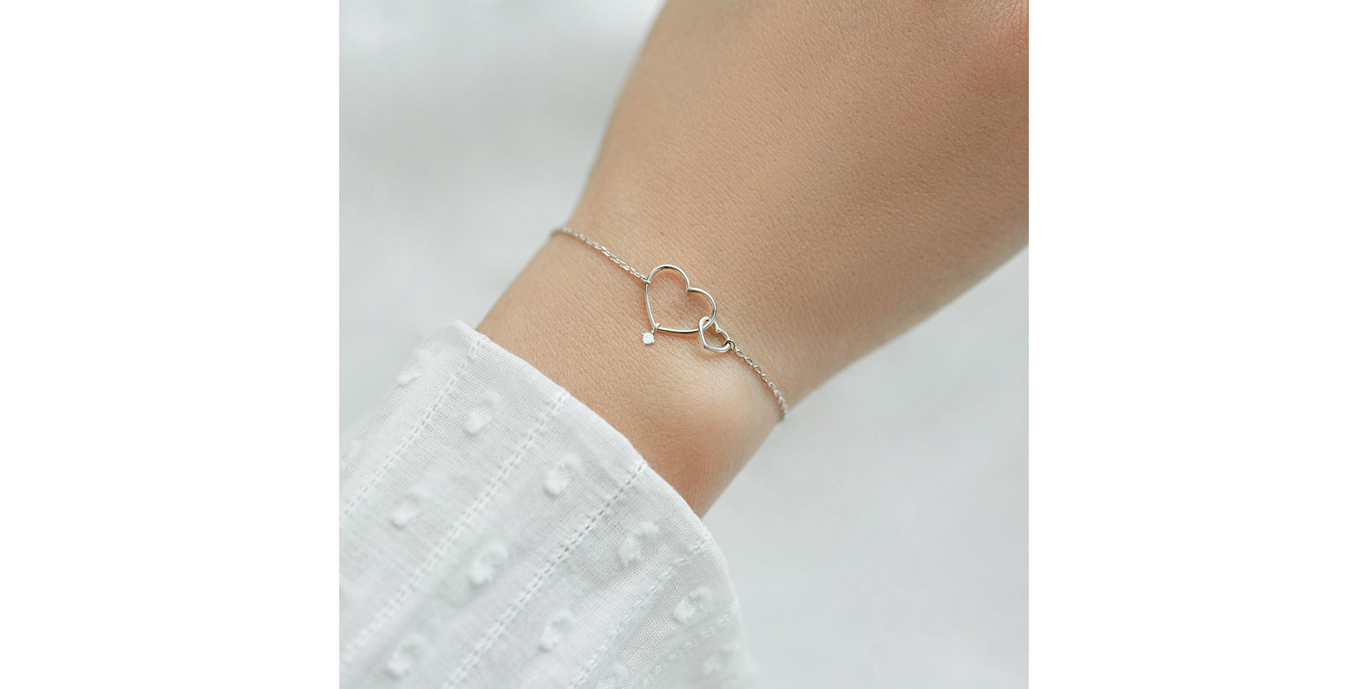 Náramek s diamantem Affection Love