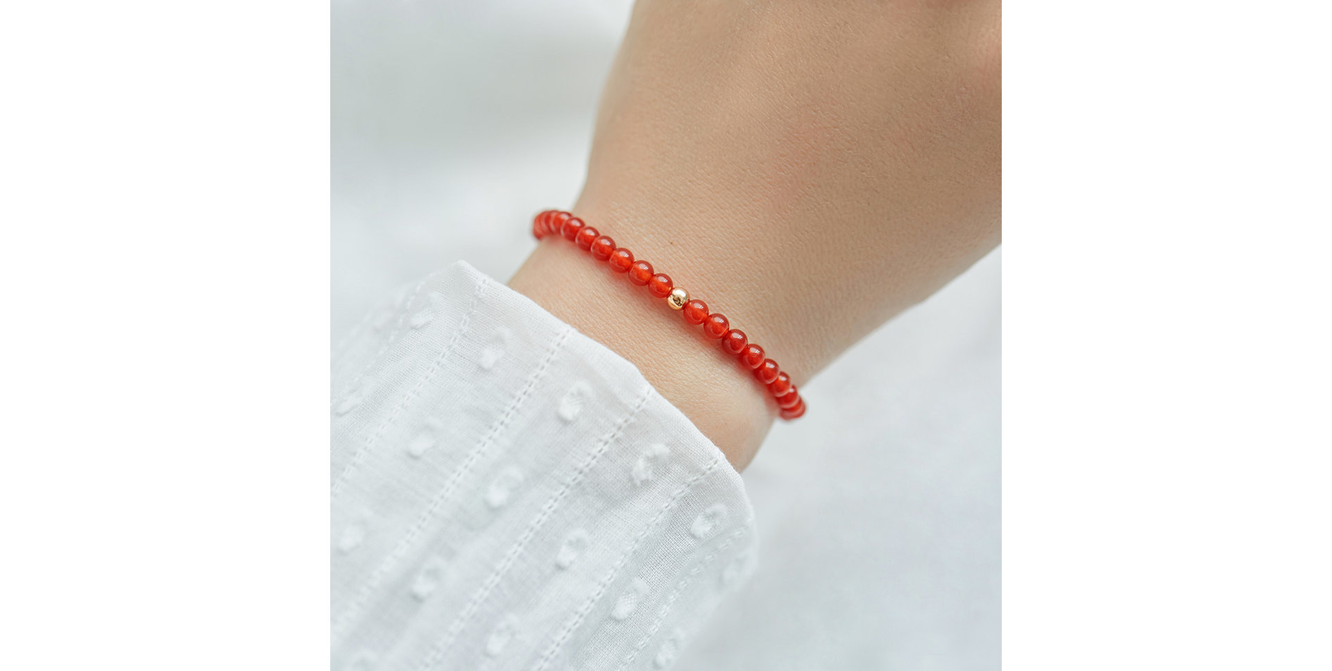 Náramek s granátem Fancy Beauty