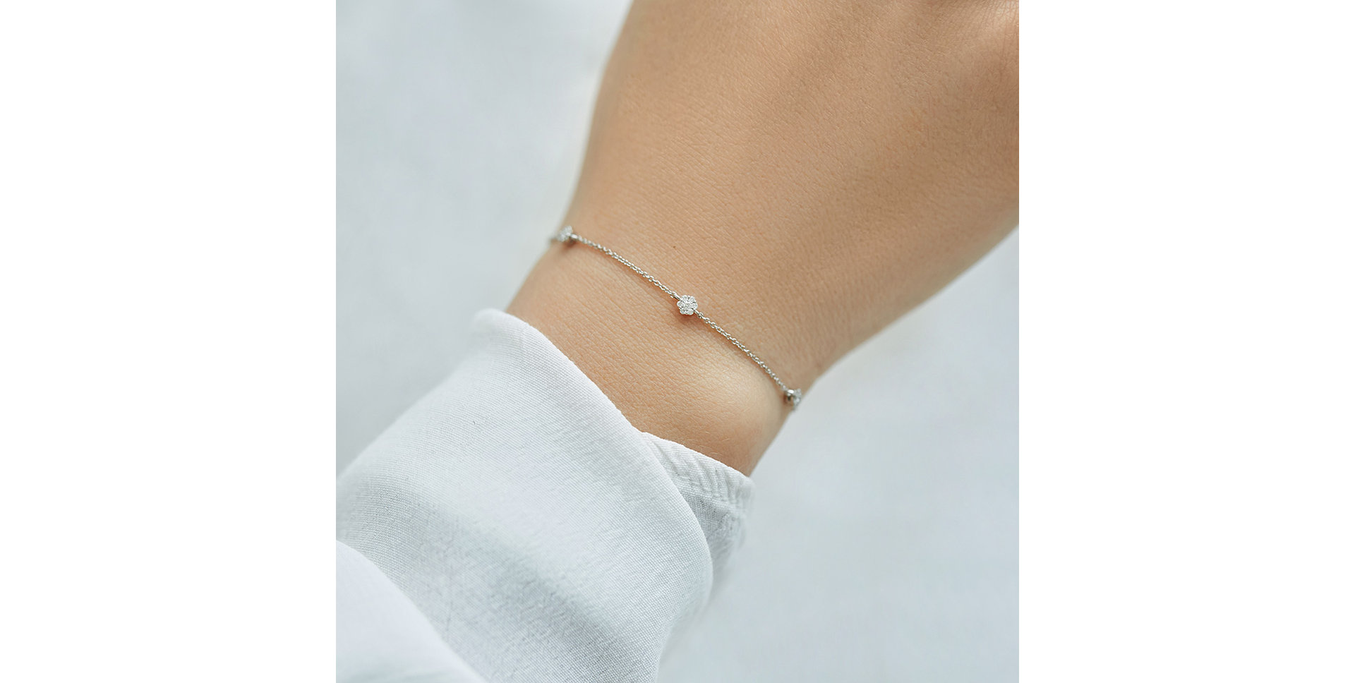 Náramek s diamanty Evening Sky