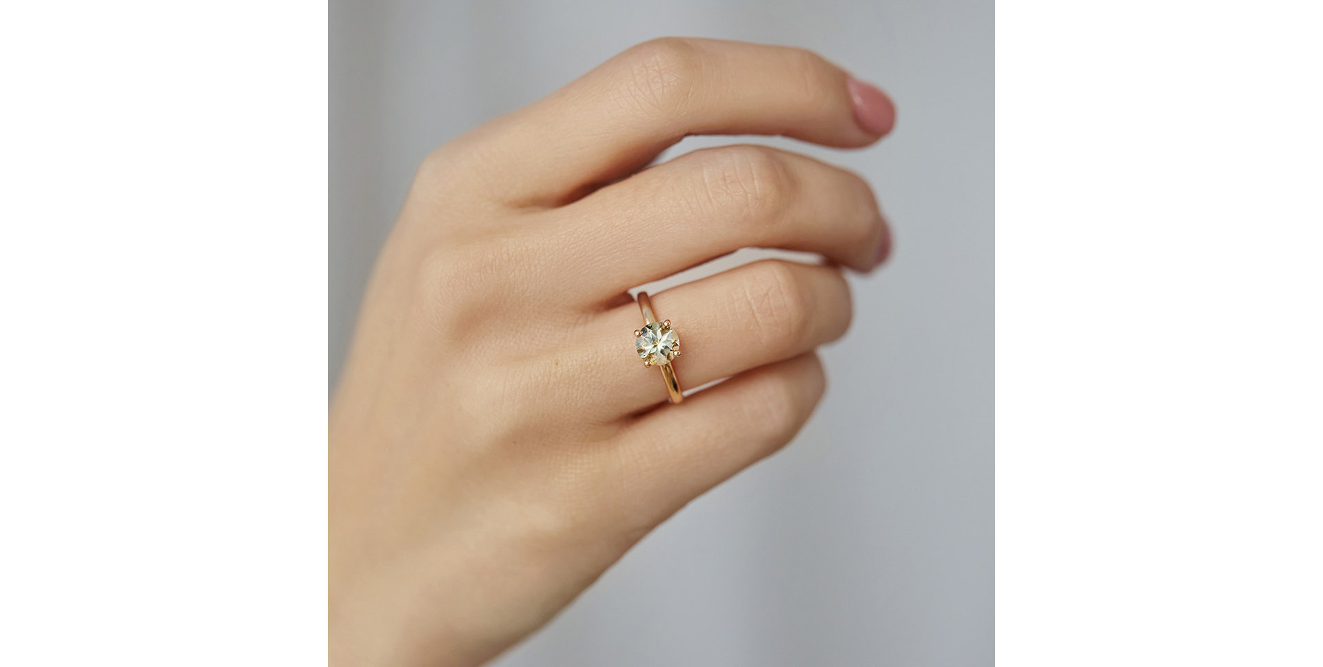 Prsten s citrínem Bonbon