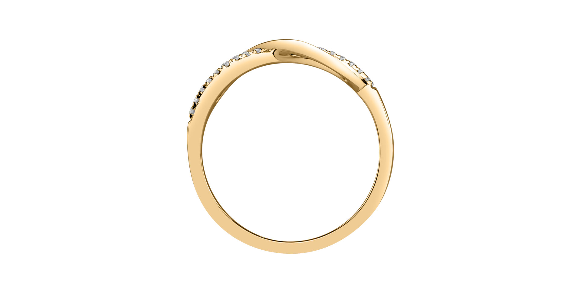 Prsten s diamanty Infinity