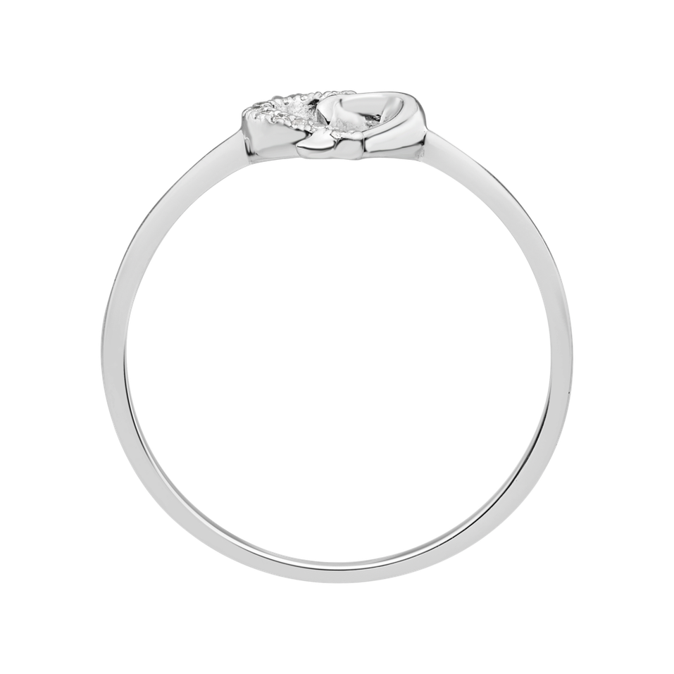 Prsten s diamanty Sparkling Heart