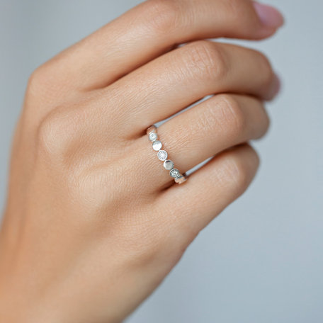 Prsten s diamanty Shiny Dots