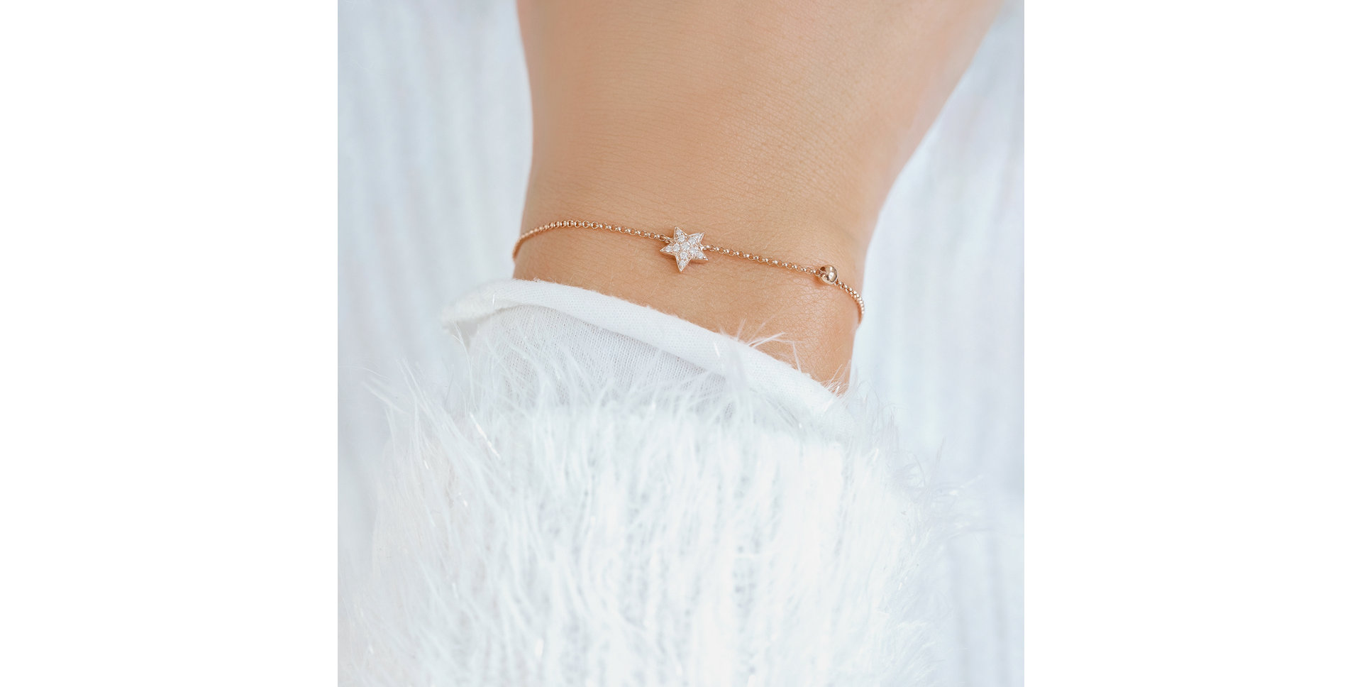 Náramek s diamanty Heaven Message