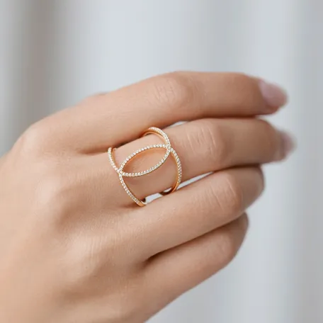 Prsten s diamanty Diamond Galaxy