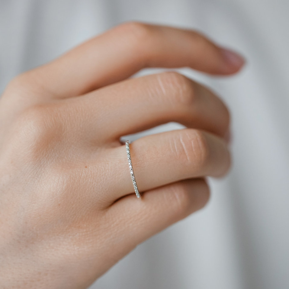 Prsten s diamanty Shiny Line