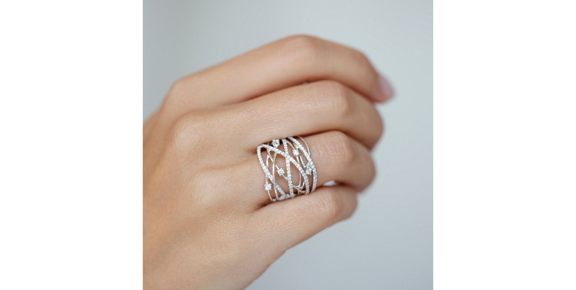 Prsten s diamanty Starry Elegance