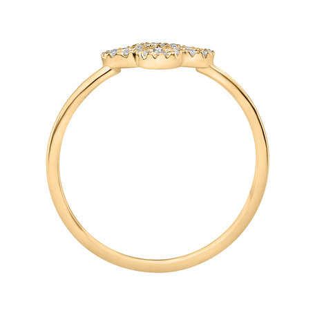 Prsten s diamanty Glamorous Petals