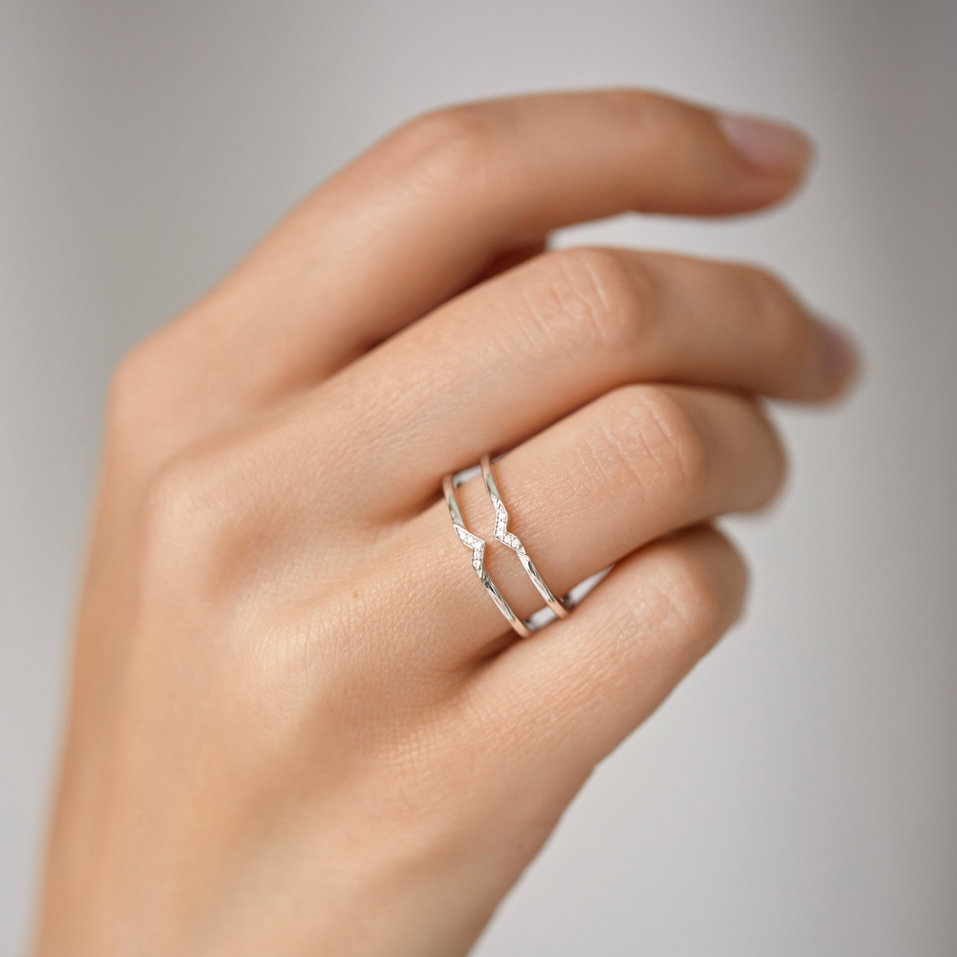 Prsten s diamanty Heaven Infinity