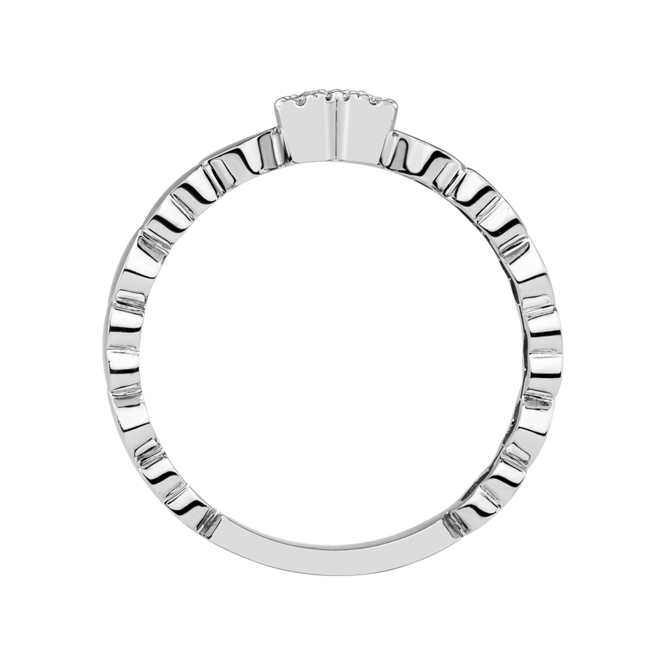 Prsten s diamanty Heart Galaxy