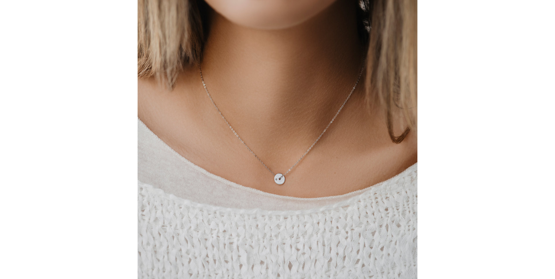 Náhrdelník s diamantem My World