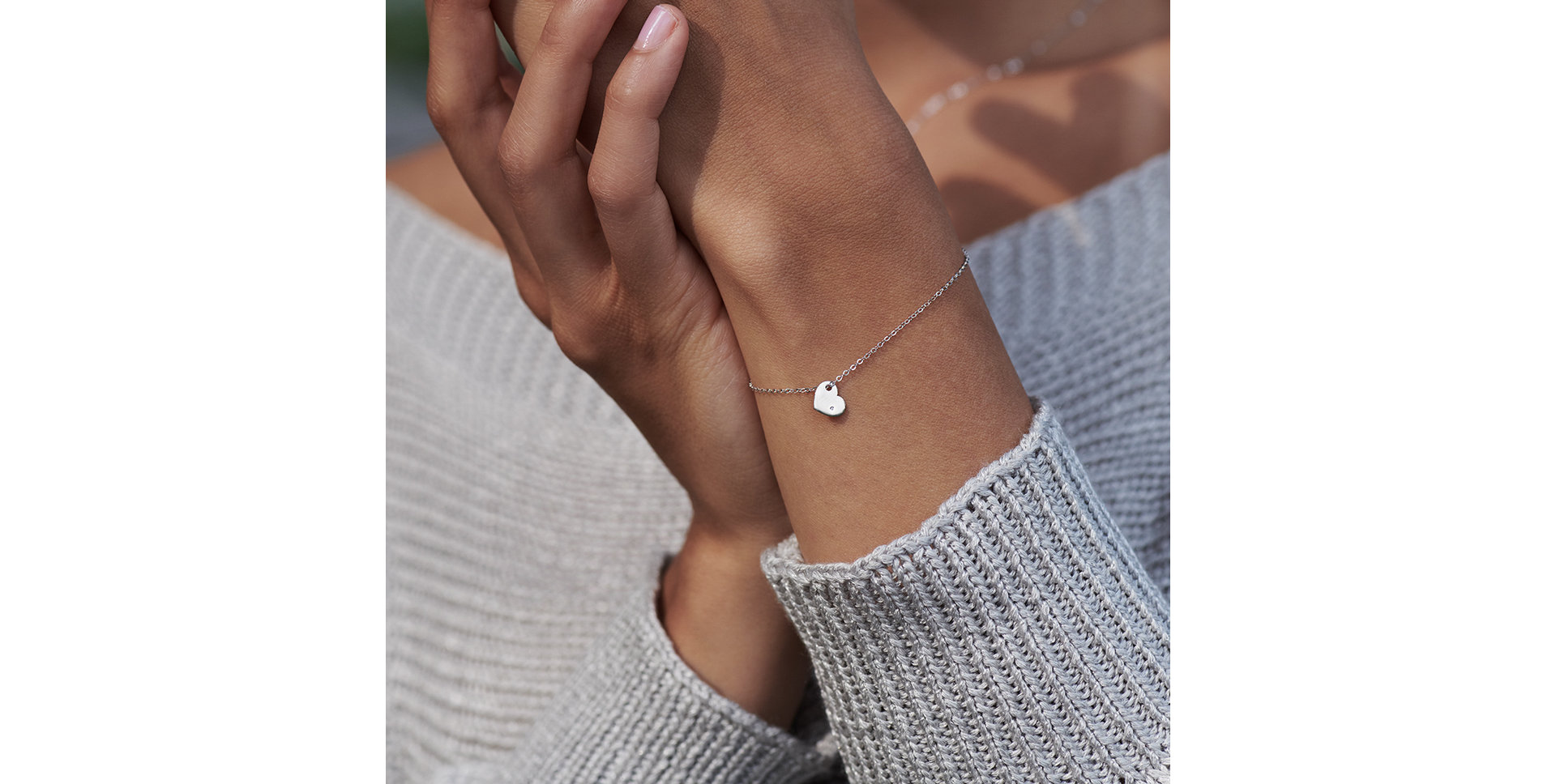 Náramek s diamantem Sweet Heart