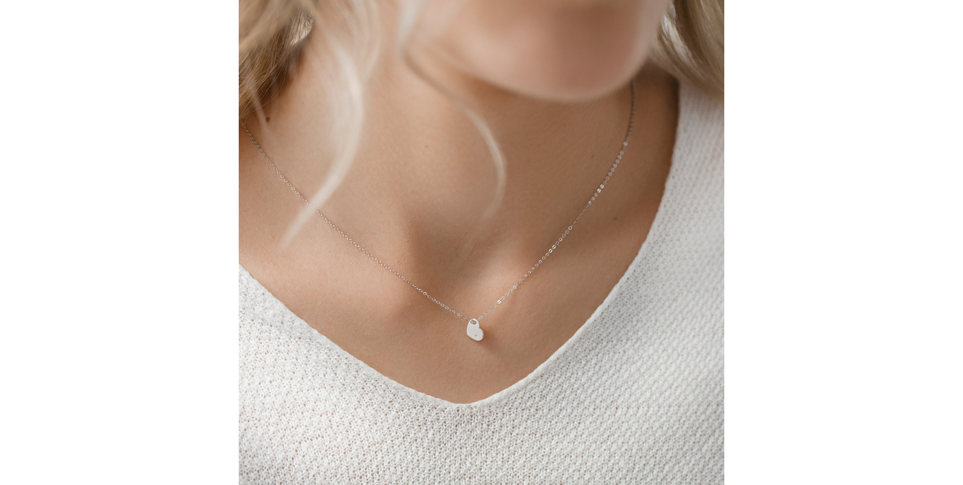 Náhrdelník s diamantem Promise Love