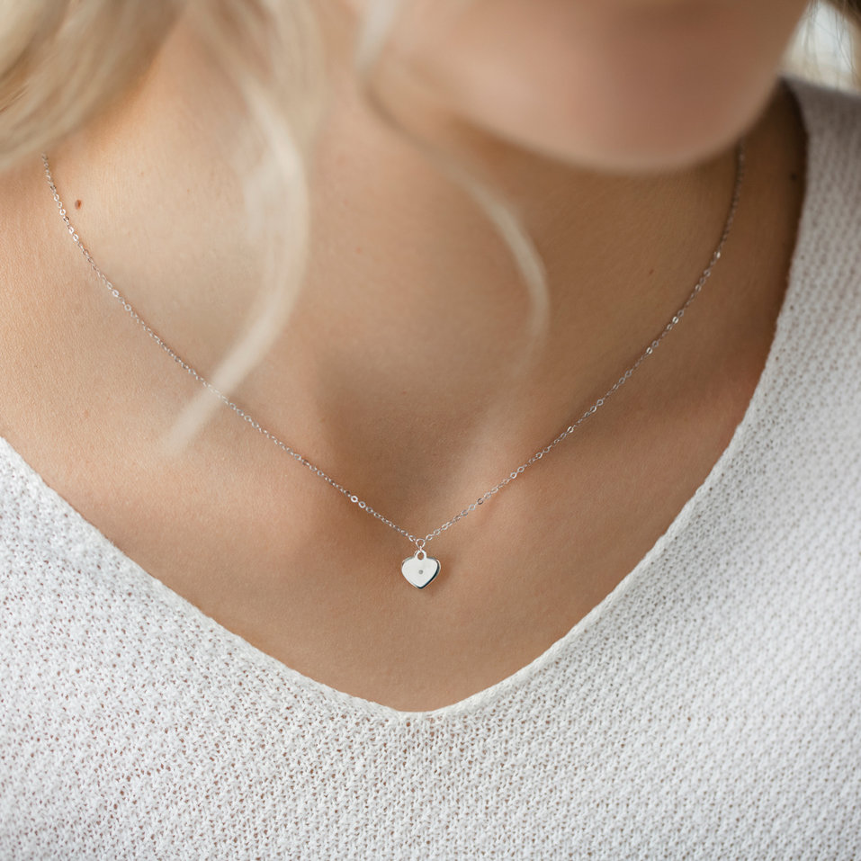 Náhrdelník s diamantem Dream Heart