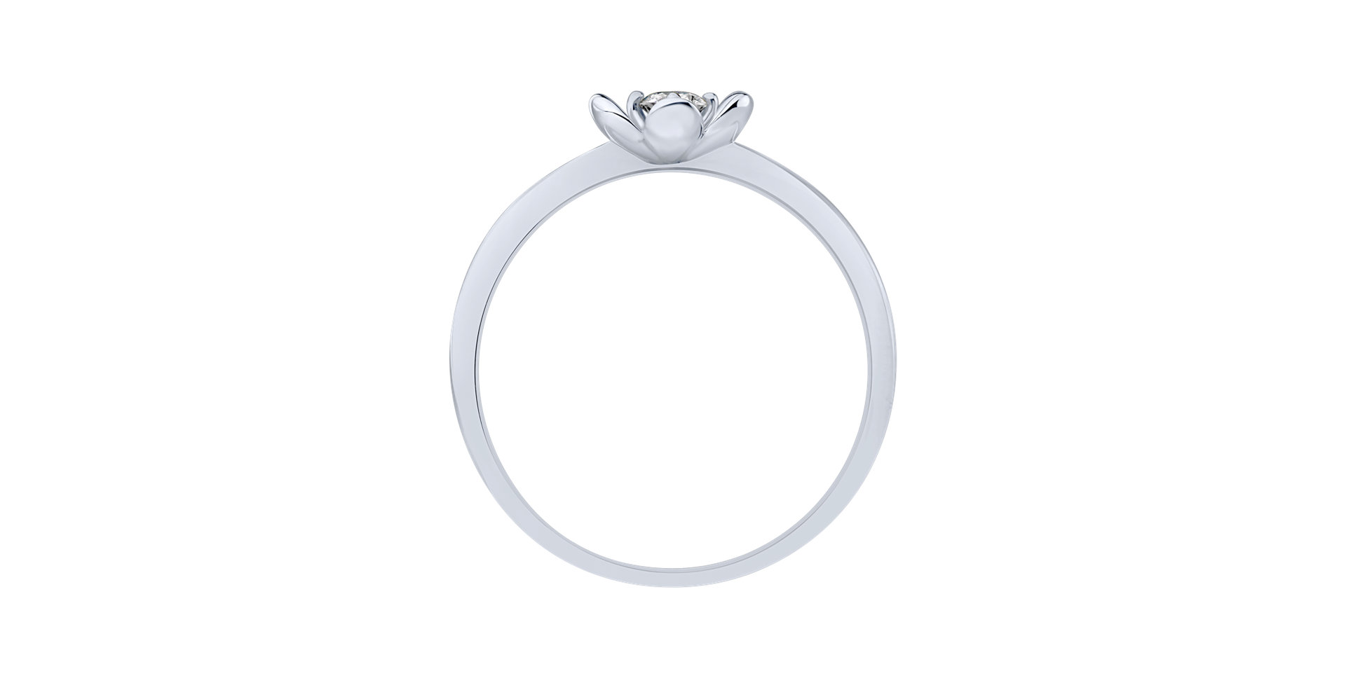 Prsten s diamantem Shiny Blossom