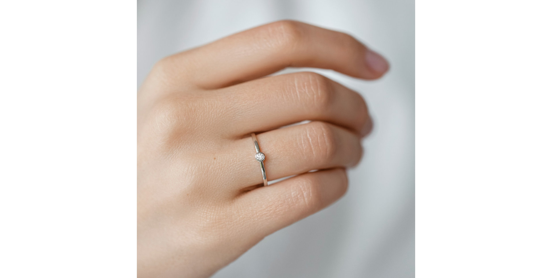 Prsten s diamantem Seductive Glow