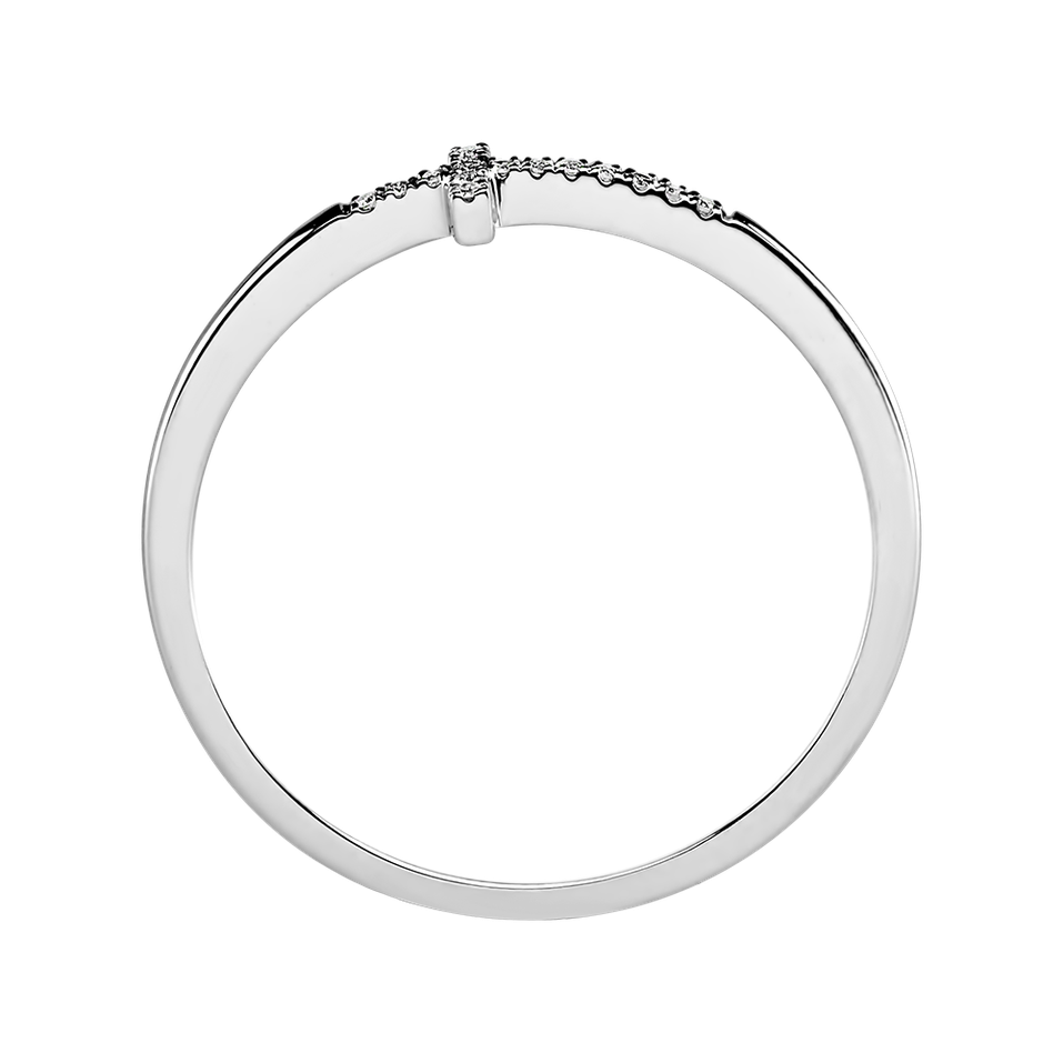 Prsten s diamanty Cross