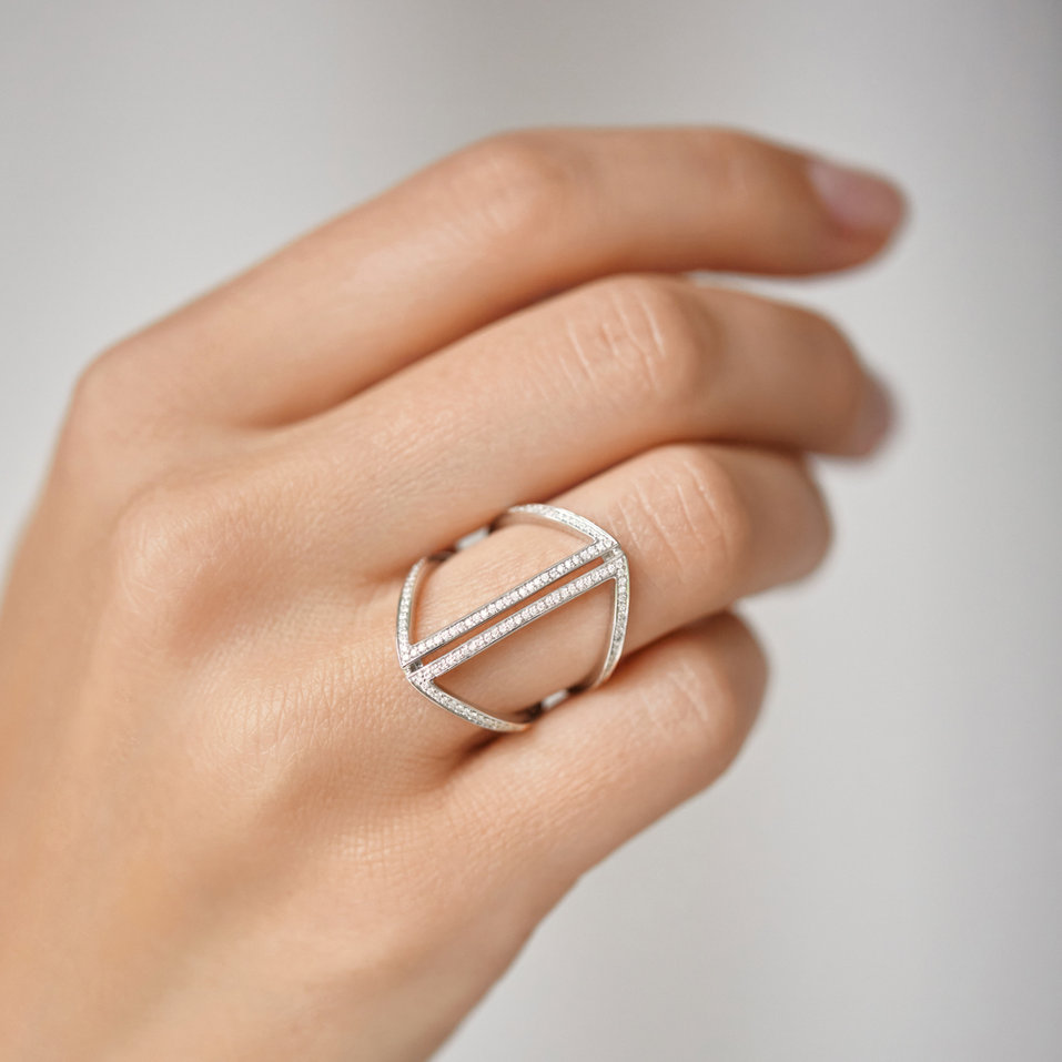 Prsten s diamanty Tinted Aura