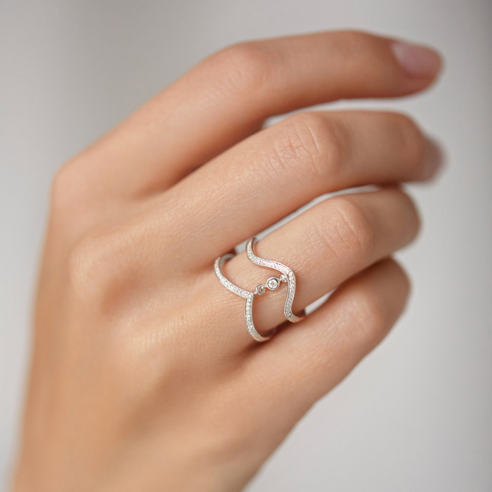 Prsten s diamanty Infinite Passion