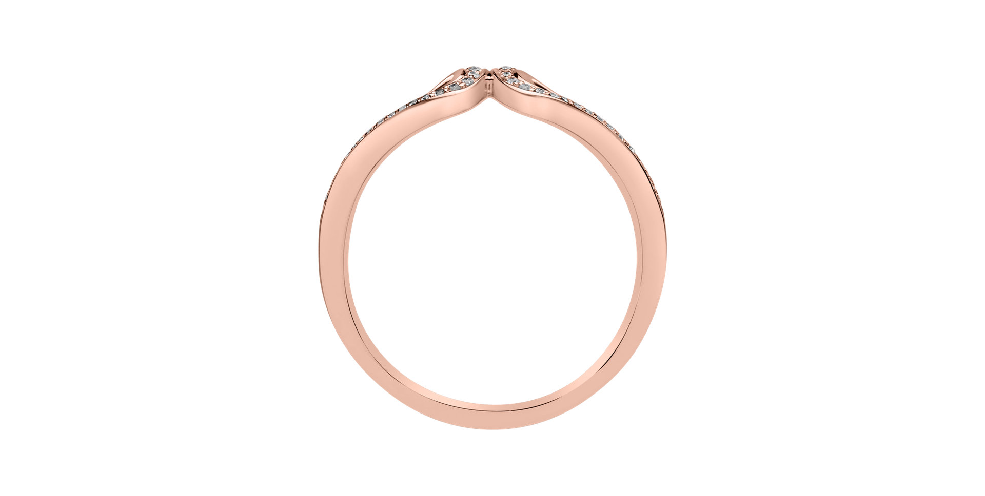 Prsten s diamanty Connected Hearts