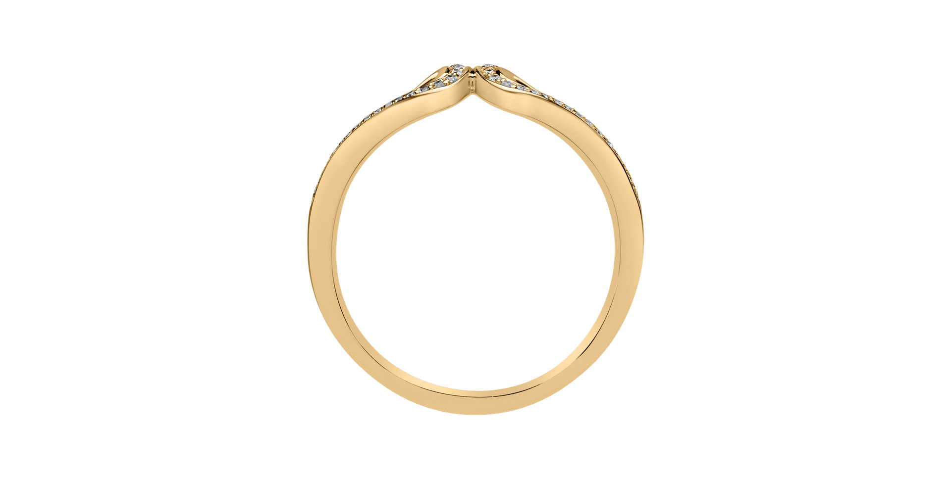 Prsten s diamanty Connected Hearts