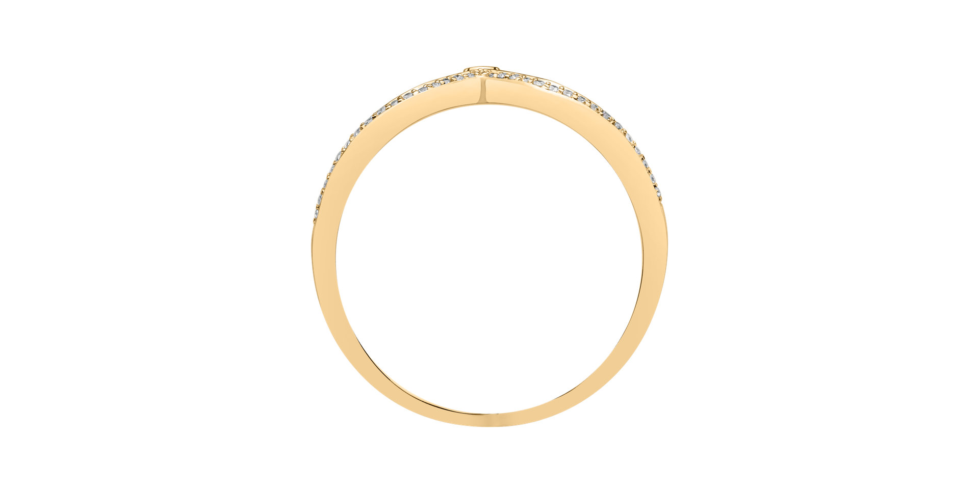 Prsten s diamanty Sun Choker
