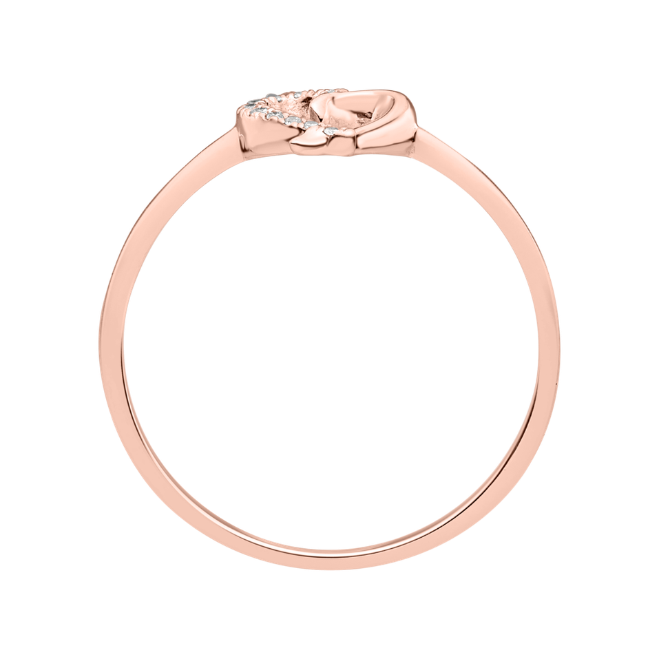 Prsten s diamanty Sparkling Heart