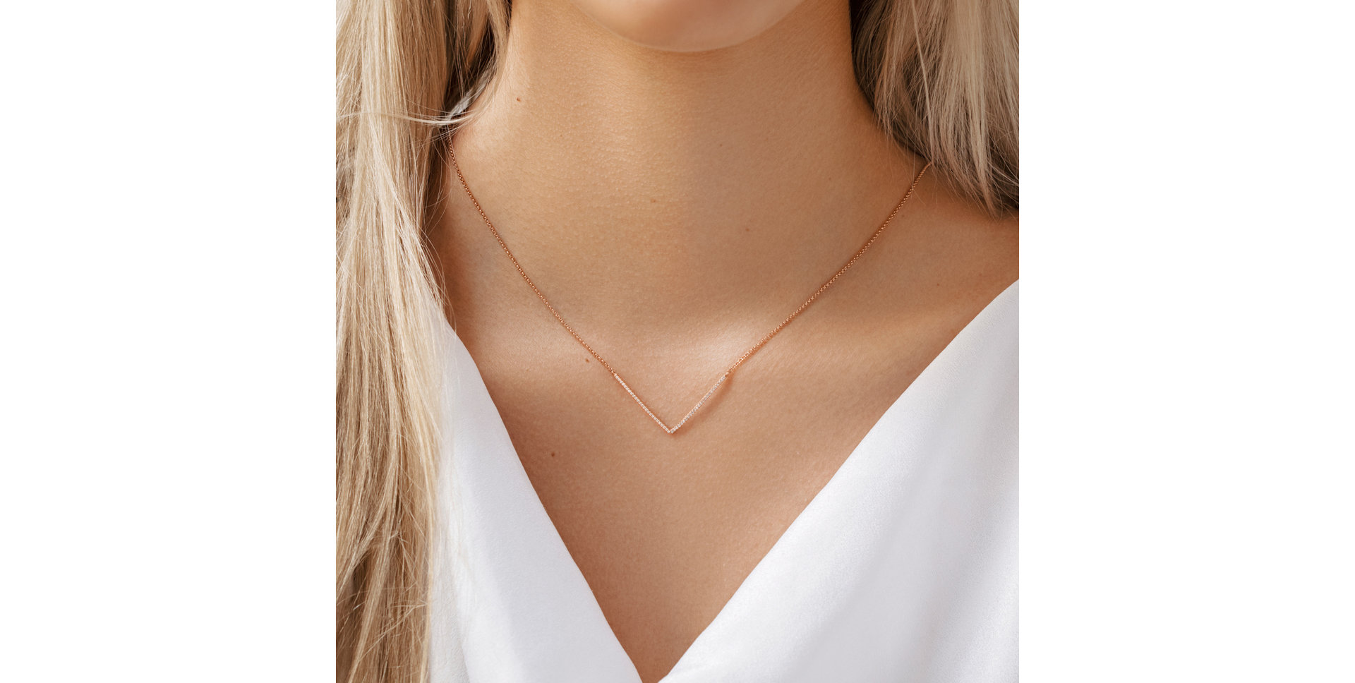 Náhrdelník s diamanty Victory Line