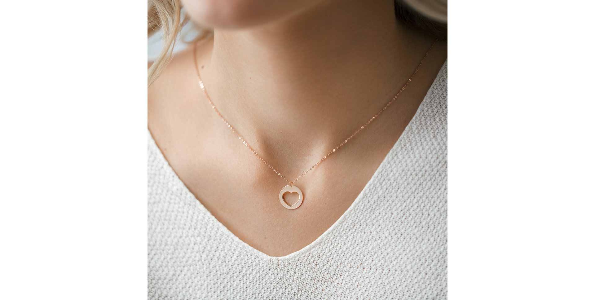 Náhrdelník s diamantem Signature Heart