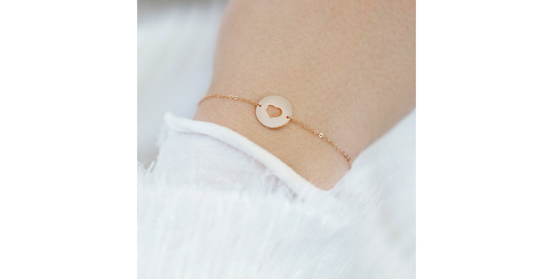 Náramek s diamantem Signature Heart