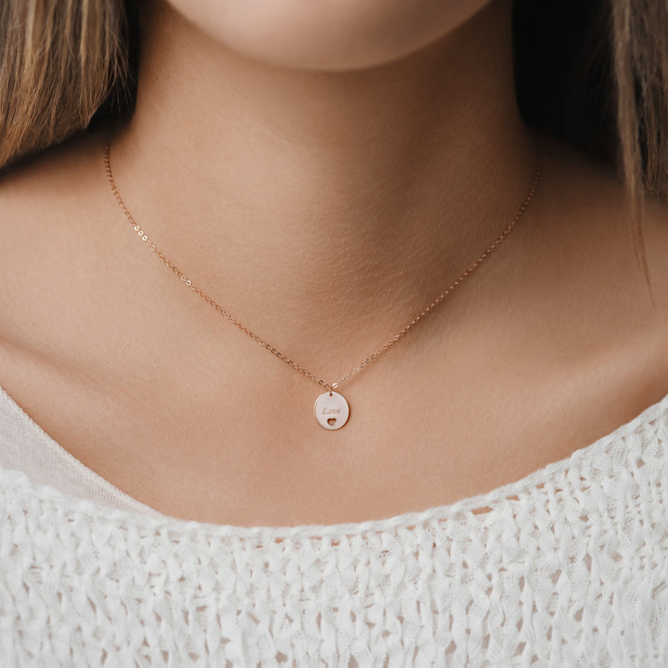 Náhrdelník s diamantem Amour Signature