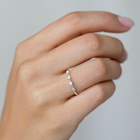Prsten s diamanty Simplicity