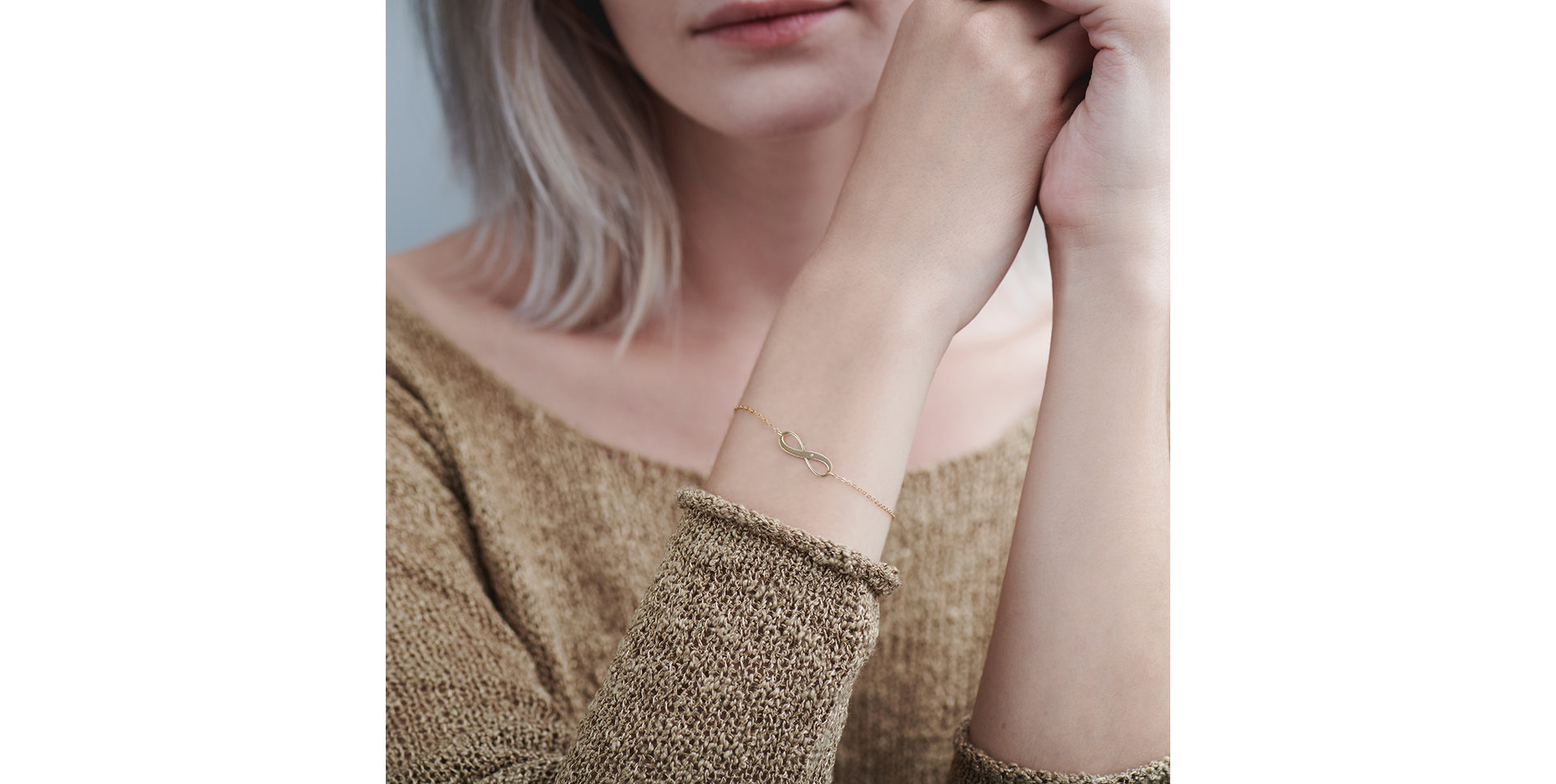 Náramek s diamantem My Infinite