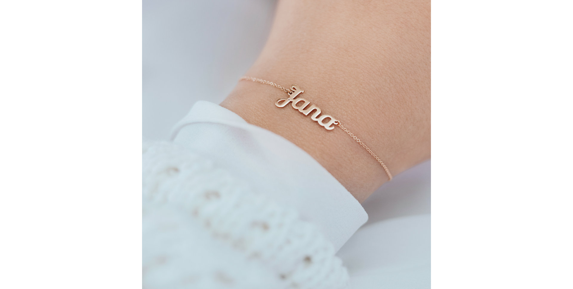 Náramek s diamantem Curly