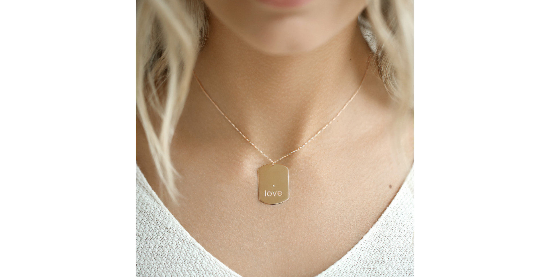 Náhrdelník s diamantem Amour Pleasure