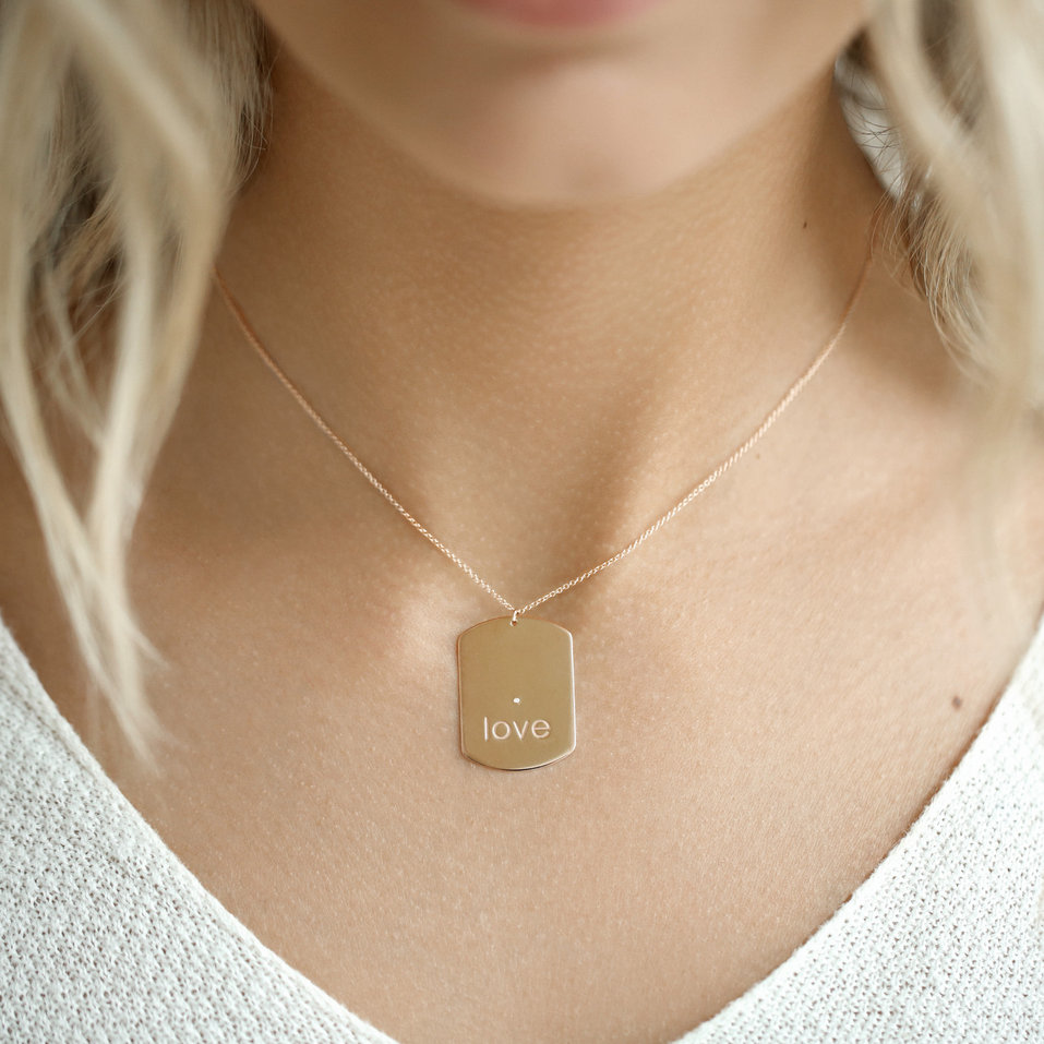 Náhrdelník s diamantem Amour Pleasure