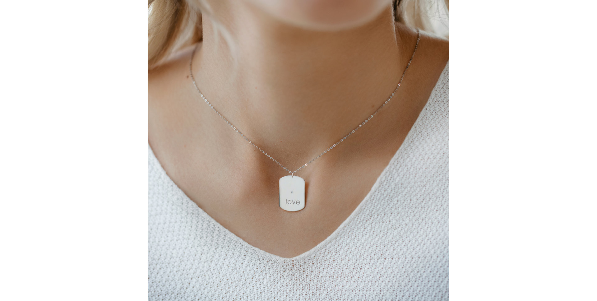 Náhrdelník s diamantem My Darling