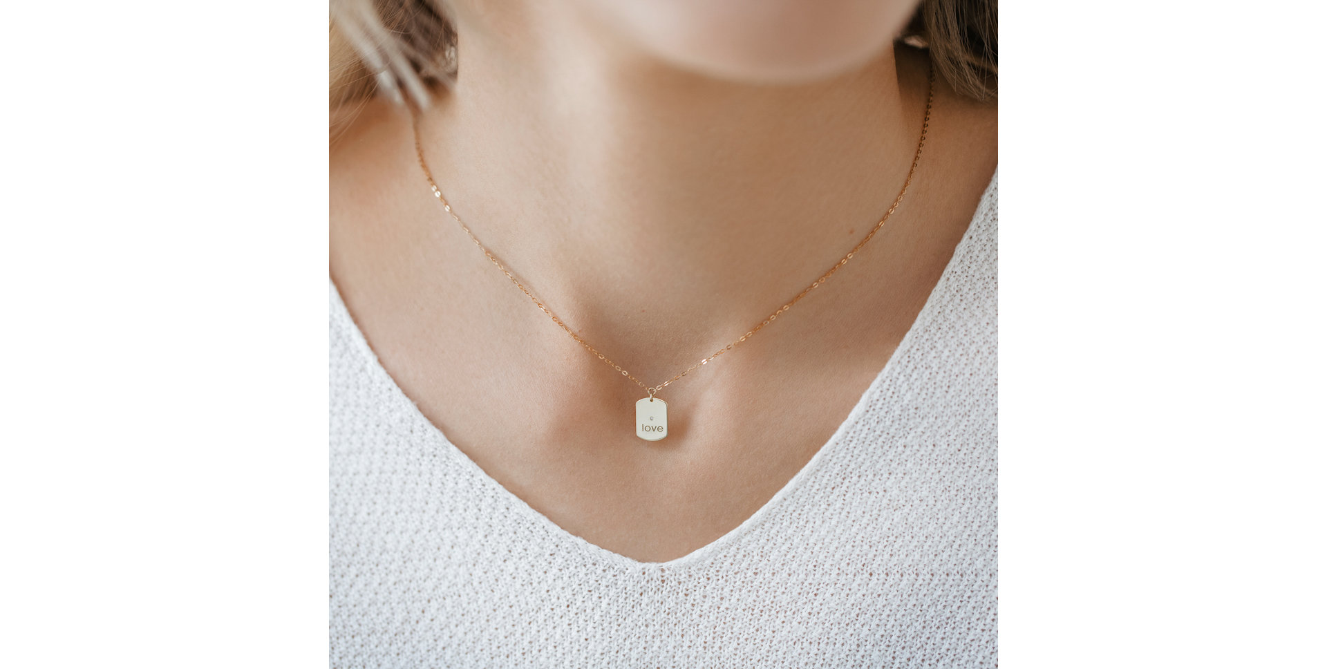 Náhrdelník s diamantem Diamond Amour